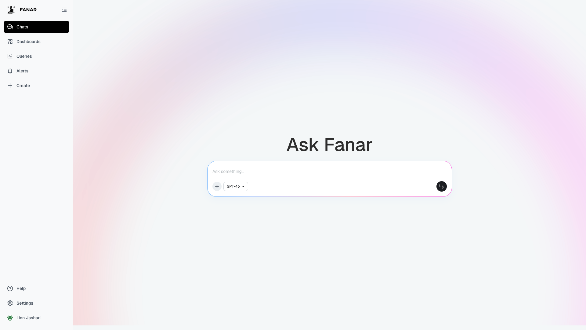 Fanar Chat — Ask Fanar interface